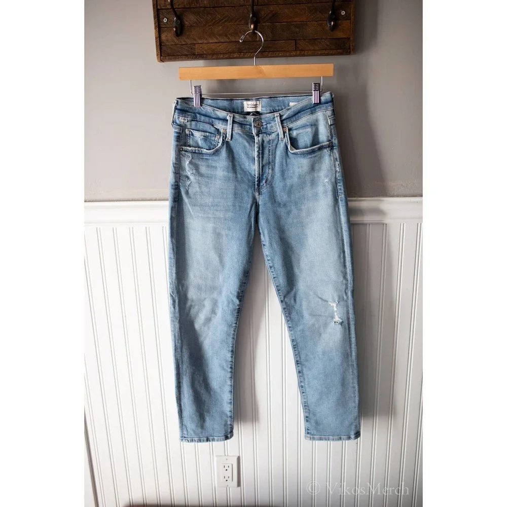 Citizens of Humanity Ella Mid Rise Slim Crop Jeans 27 NEW - Picture 2 of 5